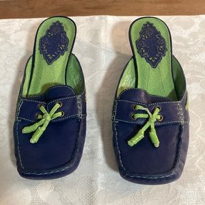 Indigo loafers